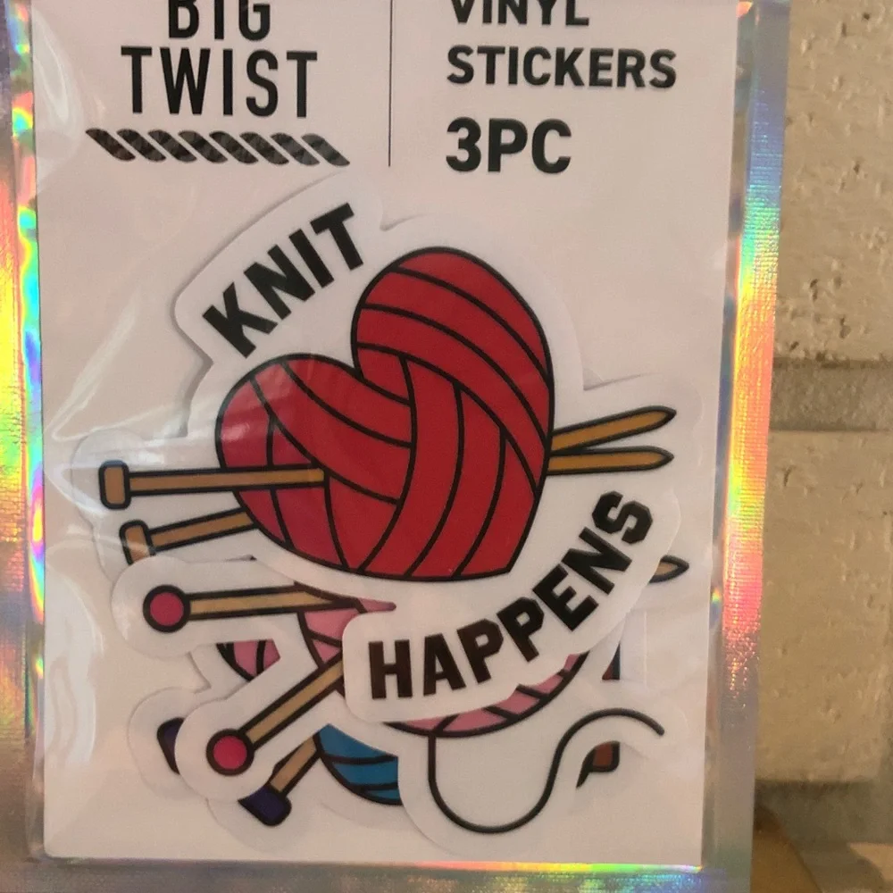 Vinyl Stickers - Knit Happens
